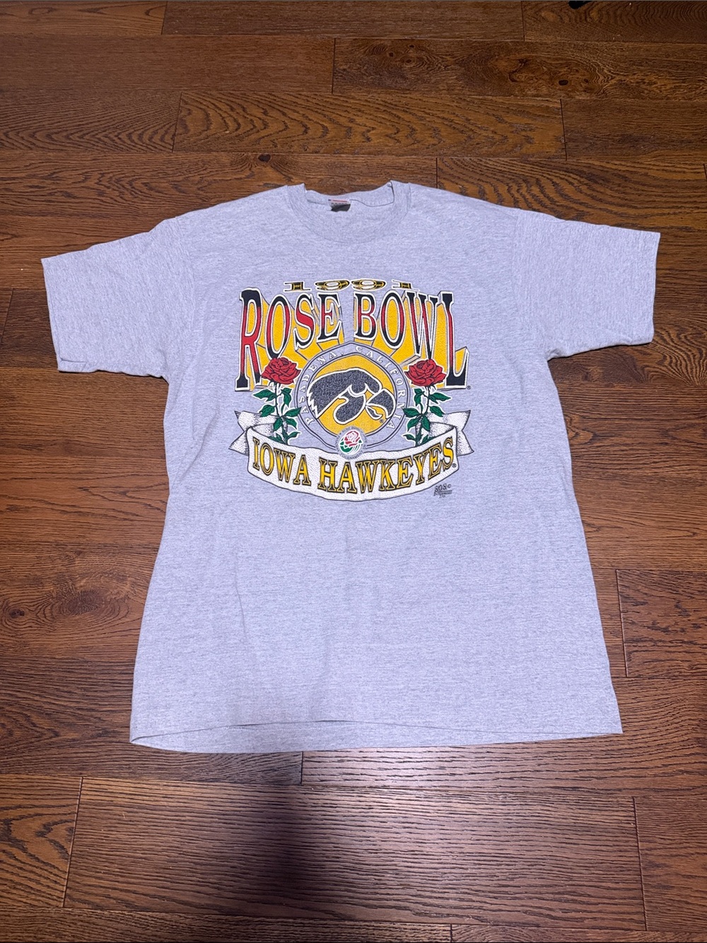 Vintage Iowa Hawkeyes 1991 Rose Bowl T-Shirts